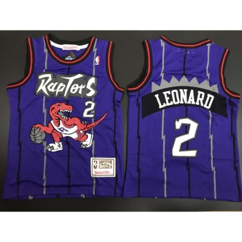 Men's Toronto Raptors #2 Kawhi Leonard Blue Swingman Stitched NBA Jersey
