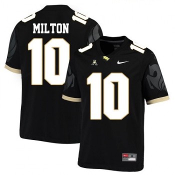 Men's UCF Knights #10 Mckenzie Milton Black 19/20 Stitched Jersey Men's UCF Knights #10 Mckenzie Milton Black 19/20 Stitched Jersey
