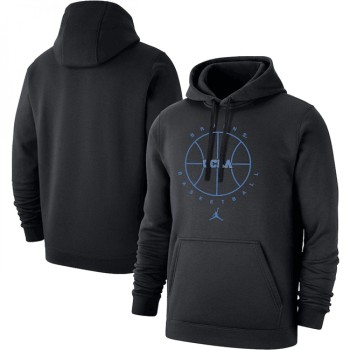 Men's UCLA Bruins Black Basketball Icon Club Fleece Pullover Hoodie Men's UCLA Bruins Black Basketball Icon Club Fleece Pullover Hoodie