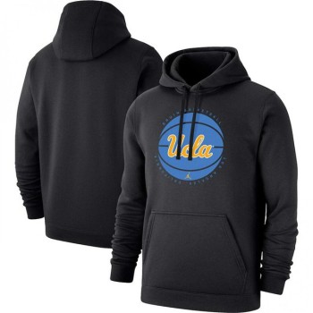 Men's UCLA Bruins Black Basketball Pullover Hoodie Men's UCLA Bruins Black Basketball Pullover Hoodie