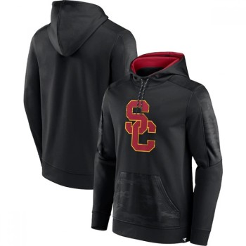 Men's USC Trojans Black On The Ball Pullover Hoodie Men's USC Trojans Black On The Ball Pullover Hoodie
