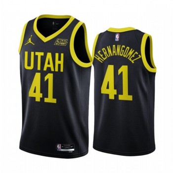Men's Utah Jazz #41 Juancho Hernang Men's Utah Jazz #41 Juancho Hernang