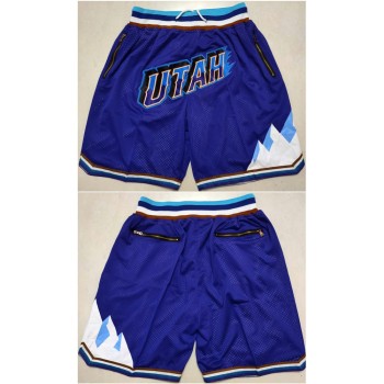 Men's Utah Jazz Purple Shorts (Run Small) Men's Utah Jazz Purple Shorts (Run Small)