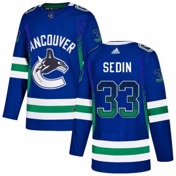 Men's Vancouver Canucks #33 Henrik Sedin Blue Drift Fashion Stitched NHL Jersey Men's Vancouver Canucks #33 Henrik Sedin Blue Drift Fashion Stitched NHL Jersey