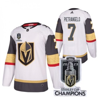 Men's Vegas Golden Knights #7 Alex Pietrangelo White 2023 Stanley Cup Champions Stitched Jersey Men's Vegas Golden Knights #7 Alex Pietrangelo White 2023 Stanley Cup Champions Stitched Jersey
