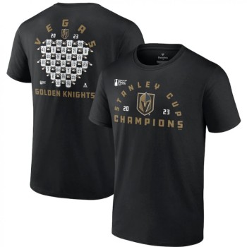 Men's Vegas Golden Knights Black 2023 Stanley Cup Champions Jersey Roster T-Shirt Men's Vegas Golden Knights Black 2023 Stanley Cup Champions Jersey Roster T-Shirt