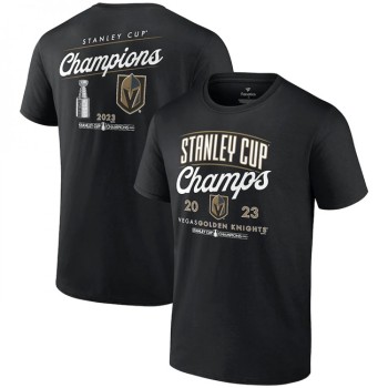 Men's Vegas Golden Knights Black 2023 Stanley Cup Champions Logo T-Shirt Men's Vegas Golden Knights Black 2023 Stanley Cup Champions Logo T-Shirt