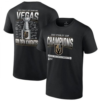 Men's Vegas Golden Knights Black 2023 Stanley Cup Champions Signature Roster T-Shirt Men's Vegas Golden Knights Black 2023 Stanley Cup Champions Signature Roster T-Shirt