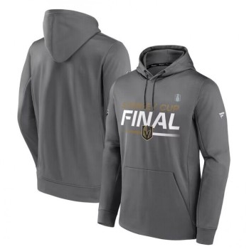 Men's Vegas Golden Knights Gray 2023 Stanley Cup Final Authentic Pro Pullover Hoodie Men's Vegas Golden Knights Gray 2023 Stanley Cup Final Authentic Pro Pullover Hoodie