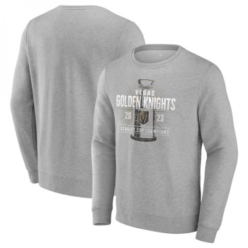 Men's Vegas Golden Knights Grey 2023 Stanley Cup Champions Banner Graphic Crew Sweatshirt Men's Vegas Golden Knights Grey 2023 Stanley Cup Champions Banner Graphic Crew Sweatshirt
