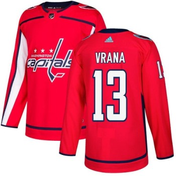 Men's Washington Capitals #13 Jakub Vrana Red Stitched NHL Jersey Men's Washington Capitals #13 Jakub Vrana Red Stitched NHL Jersey