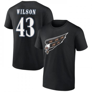 Men's Washington Capitals #43 Tom Wilson Black T-Shirt Men's Washington Capitals #43 Tom Wilson Black T-Shirt
