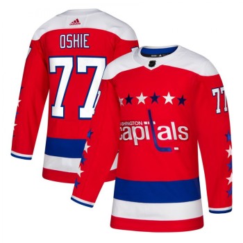 Men's Washington Capitals #77 TJ Oshie Red Stitched NHL Jersey Men's Washington Capitals #77 TJ Oshie Red Stitched NHL Jersey
