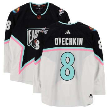 Men's Washington Capitals #8 Alex Ovechkin Black/White 2023 All-star Stitched Jersey Men's Washington Capitals #8 Alex Ovechkin Black/White 2023 All-star Stitched Jersey