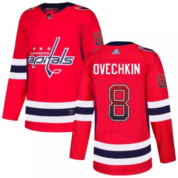 Men's Washington Capitals #8 Alex Ovechkin Red Drift Fashion Stitched NHL Jersey Men's Washington Capitals #8 Alex Ovechkin Red Drift Fashion Stitched NHL Jersey