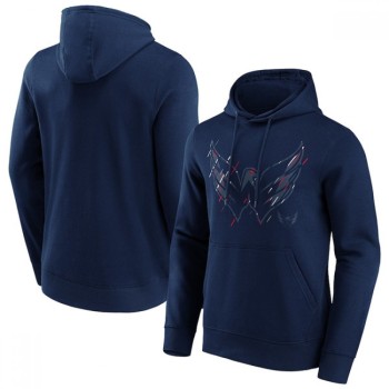 Men's Washington Capitals Blue Etch Hoodie Men's Washington Capitals Blue Etch Hoodie