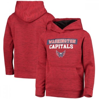 Men's Washington Capitals Red Logo Scuba Pullover Hoodie Men's Washington Capitals Red Logo Scuba Pullover Hoodie