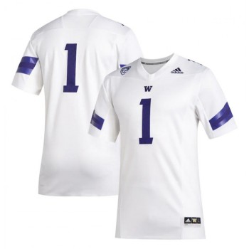 Men's Washington Huskies #1 John Ross White Stitched NCAA Jersey Men's Washington Huskies #1 John Ross White Stitched NCAA Jersey