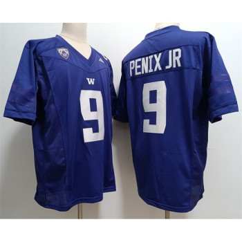 Men's Washington Huskies #9 Michael Penix Jr. Blue Stitched Jersey Men's Washington Huskies #9 Michael Penix Jr. Blue Stitched Jersey