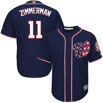 Men's Washington Nationals #11 Ryan Zimmerman Navy Cool Base Stitched MLB Jersey Men's Washington Nationals #11 Ryan Zimmerman Navy Cool Base Stitched MLB Jersey