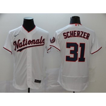 Men's Washington Nationals #31 Max Scherzer Flex Base Stitched MLB Jersey Men's Washington Nationals #31 Max Scherzer Flex Base Stitched MLB Jersey