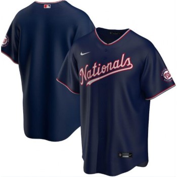 Men's Washington Nationals Blank Navy Cool Base Stitched Jersey Men's Washington Nationals Blank Navy Cool Base Stitched Jersey
