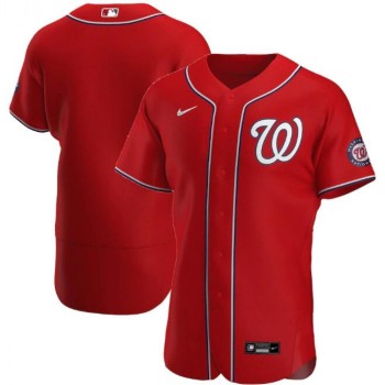 Men's Washington Nationals Blank Red Flex Base Stitched Jersey Men's Washington Nationals Blank Red Flex Base Stitched Jersey