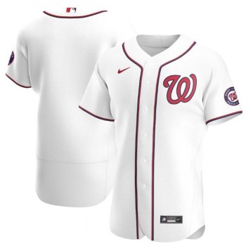 Men's Washington Nationals Blank White Flex Base Stitched Jersey Men's Washington Nationals Blank White Flex Base Stitched Jersey