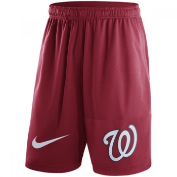 Men's Washington Nationals Red Dry Fly Shorts Men's Washington Nationals Red Dry Fly Shorts