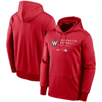 Men's Washington Nationals Red 2022 Performance Pullover Hoodie Men's Washington Nationals Red 2022 Performance Pullover Hoodie