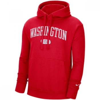 Men's Washington Wizards 2021 Red Heritage Essential Pullover Hoodie Men's Washington Wizards 2021 Red Heritage Essential Pullover Hoodie
