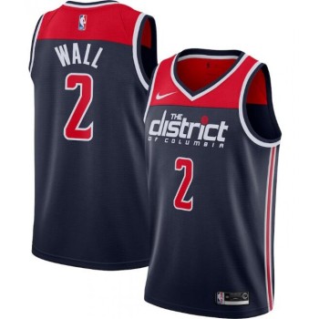 Men's Washington Wizards #2 John Wall Navy Statement Edition Swingman Stitched Jersey Men's Washington Wizards #2 John Wall Navy Statement Edition Swingman Stitched Jersey