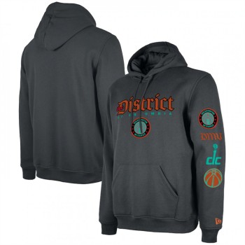 Men's Washington Wizards Grey 2023/24 City Edition Pullover Hoodie Men's Washington Wizards Grey 2023/24 City Edition Pullover Hoodie