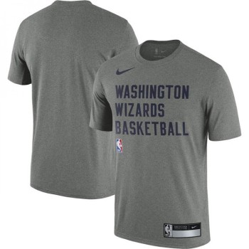 Men's Washington Wizards Heather Gray 2023/24 Sideline Legend Performance Practice T-Shirt Men's Washington Wizards Heather Gray 2023/24 Sideline Legend Performance Practice T-Shirt