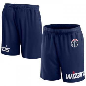 Men's Washington Wizards Navy Free Throw Mesh Shorts Men's Washington Wizards Navy Free Throw Mesh Shorts