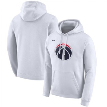 Men's Washington Wizards White City Edition Club Pullover Hoodie Men's Washington Wizards White City Edition Club Pullover Hoodie