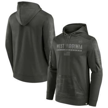 Men's West Virginia Mountaineers Olive OHT Military Appreciation Guardian Pullover Hoodie Men's West Virginia Mountaineers Olive OHT Military Appreciation Guardian Pullover Hoodie