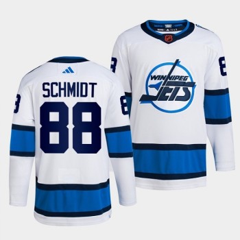 Men's Winnipeg Jets #88 Nate Schmidt White 2022-23 Reverse Retro Stitched Jersey Men's Winnipeg Jets #88 Nate Schmidt White 2022-23 Reverse Retro Stitched Jersey