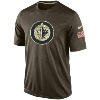 Men's Winnipeg Jets Salute To Service Dri-FIT T-Shirt Men's Winnipeg Jets Salute To Service Dri-FIT T-Shirt