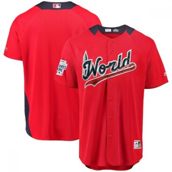 Men's World Red 2018 MLB All-Star Futures Game On-Field Team Jersey Men's World Red 2018 MLB All-Star Futures Game On-Field Team Jersey