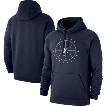Men's Xavier Musketeers Navy Basketball Icon Club Fleece Pullover Hoodie Men's Xavier Musketeers Navy Basketball Icon Club Fleece Pullover Hoodie