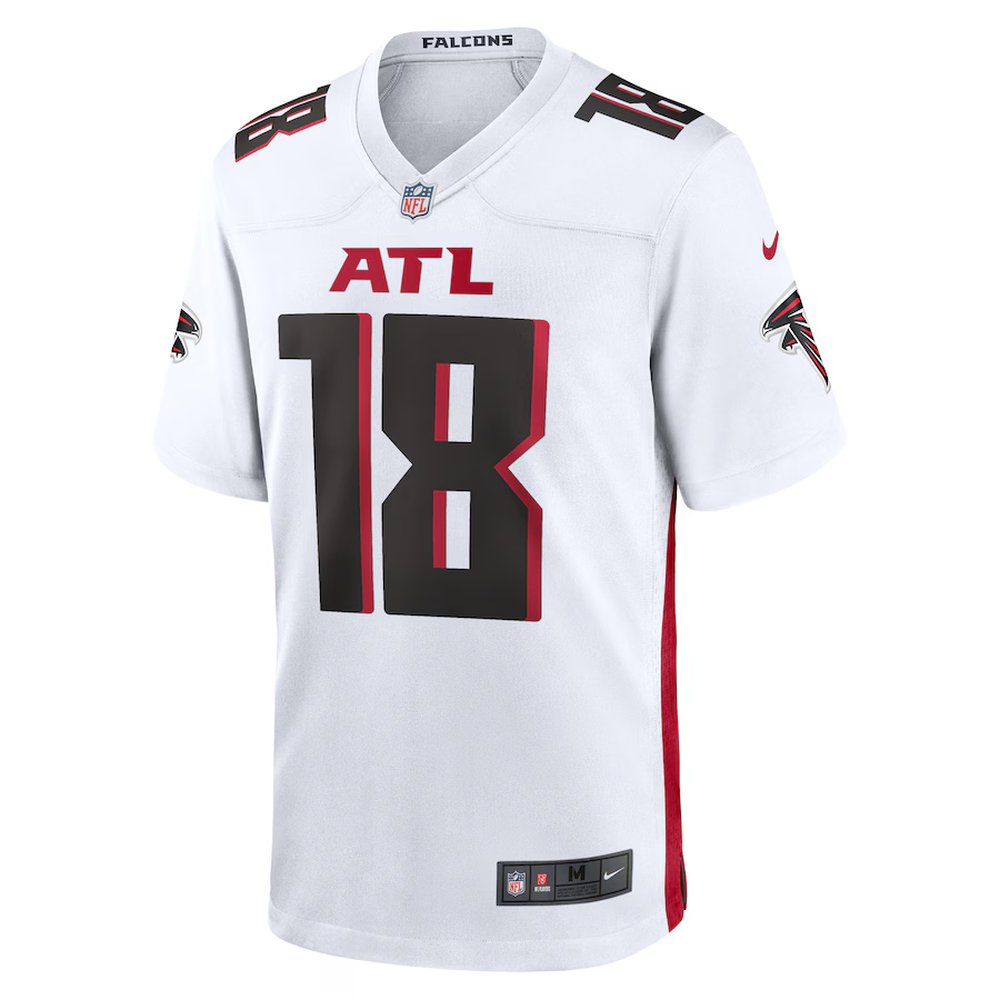 Men's Atlanta Falcons Kirk Cousins White Game Player Jersey