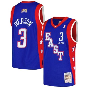 Men's Eastern Conference #3 Allen Iverson Royal Hardwood Classics 2004 NBA All-Star Game Swingman Throwback Jersey Men's Eastern Conference #3 Allen Iverson Royal Hardwood Classics 2004 NBA All-Star Game Swingman Throwback Jersey