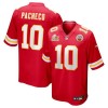 Men's Kansas City Chiefs Isiah Pacheco Red Super Bowl LIX Game Jersey