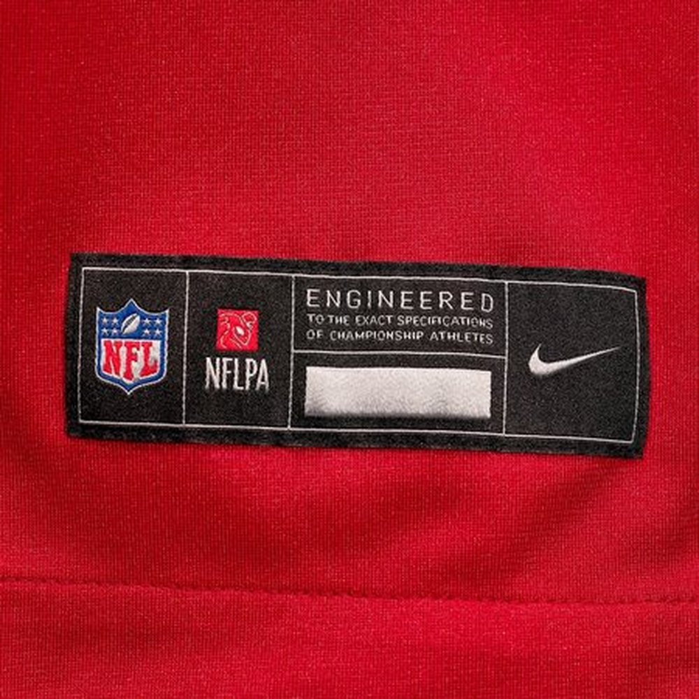 Men's Kansas City Chiefs #87 Travis Kelce Red Super Bowl LIX Game Jersey