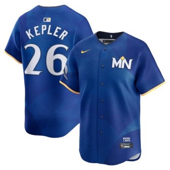 Men's Minnesota Twins #26 Max Kepler Royal 2024 City Connect Limited Jersey Men's Minnesota Twins #26 Max Kepler Royal 2024 City Connect Limited Jersey