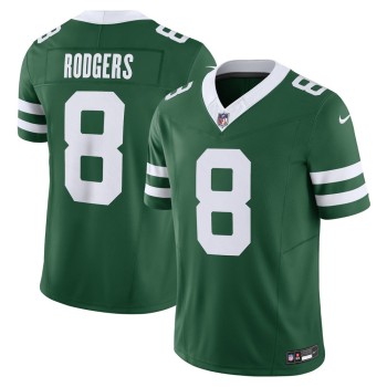 Men's New York Jets Aaron Rodgers Legacy Green Vapor F.U.S.E. Limited Jersey Men's New York Jets Aaron Rodgers Legacy Green Vapor F.U.S.E. Limited Jersey