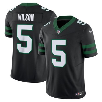 Men's New York Jets Garrett Wilson Legacy Black Vapor F.U.S.E. Limited Jersey (2) Men's New York Jets Garrett Wilson Legacy Black Vapor F.U.S.E. Limited Jersey (2)