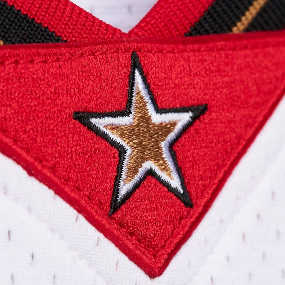 Men's Philadelphia 76ers #3 Allen Iverson White 2000 NBA All-Star Game Authentic Jersey