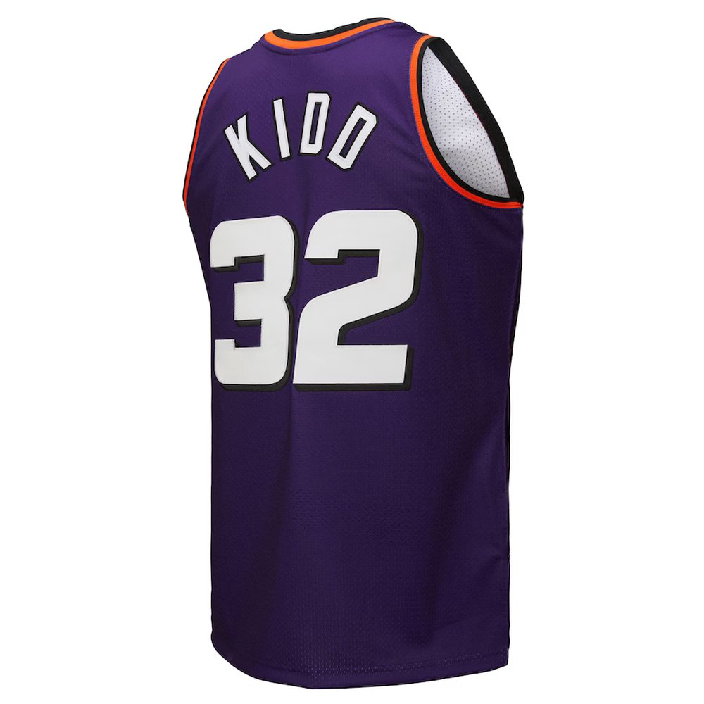 Men's Phoenix Suns #32 Jason Kidd Purple 2000 NBA All-Star Game Authentic Jersey